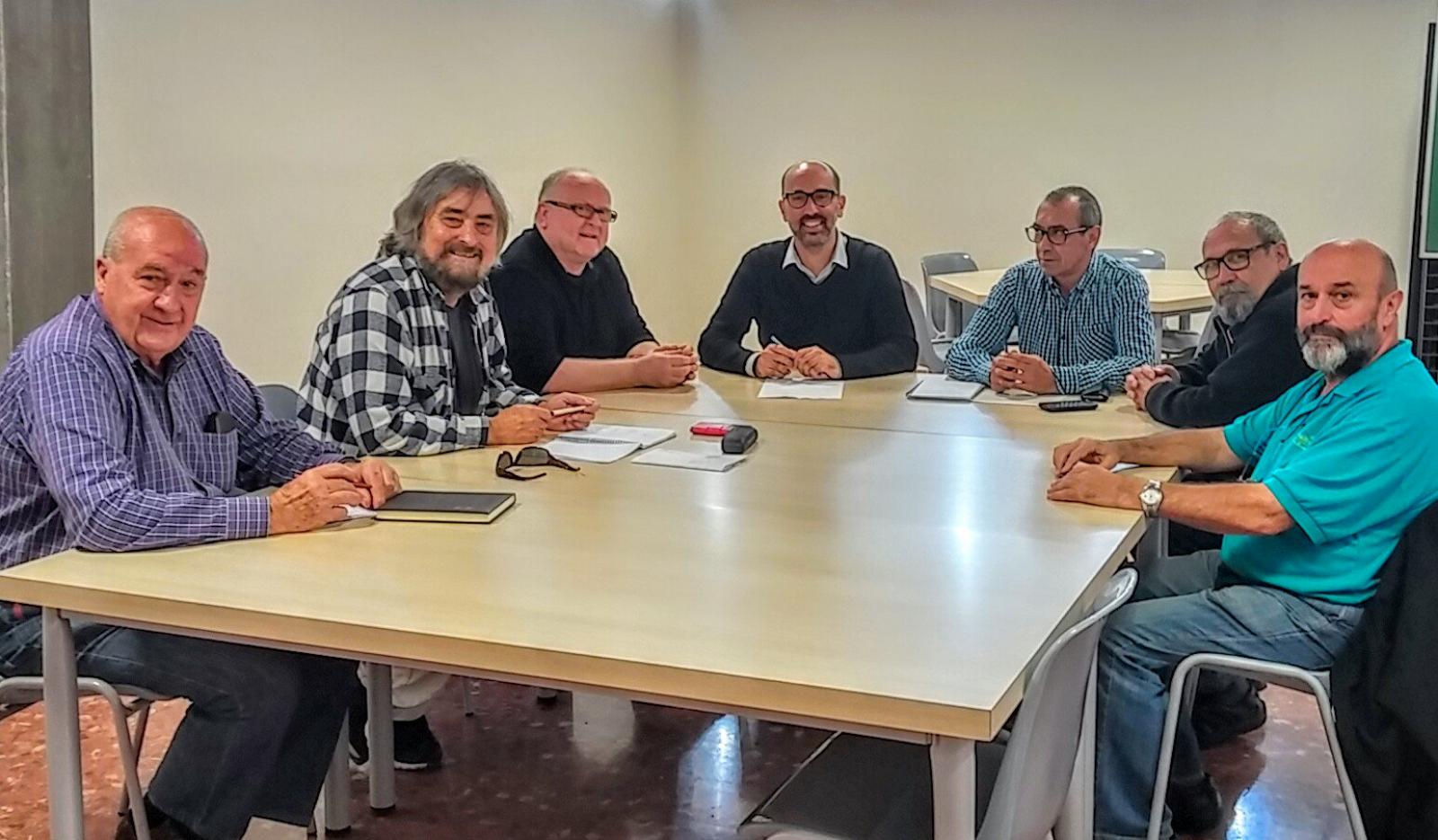 Reunió del tinent d'alcalde Marc Armengol amb l'AV Can Boada del Pi