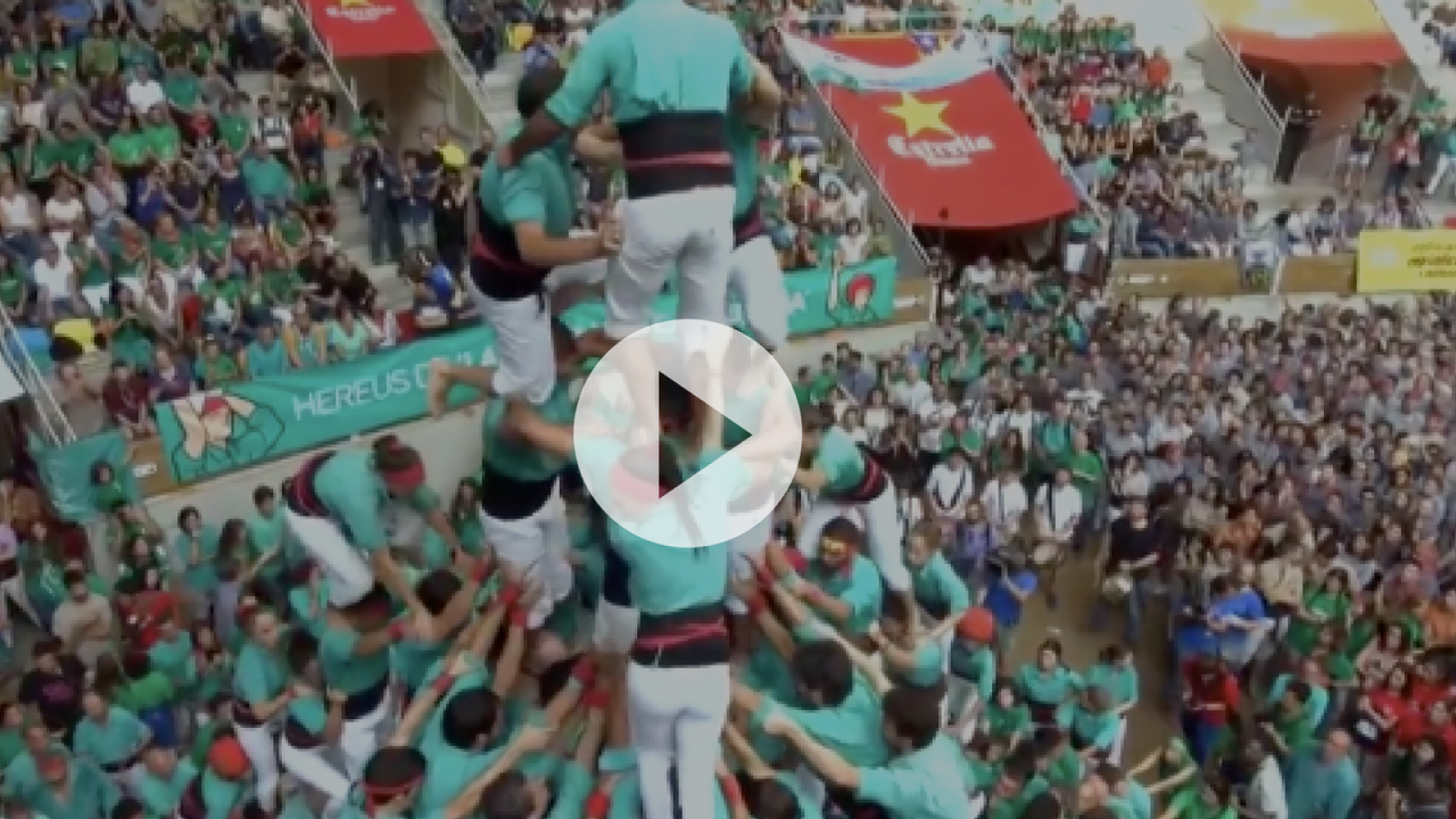 castellers de Vilafranca en acció