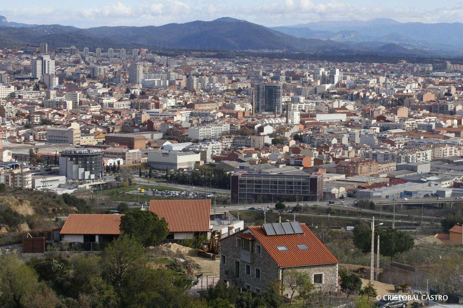 Panoràmica de la ciutat de Terrassa