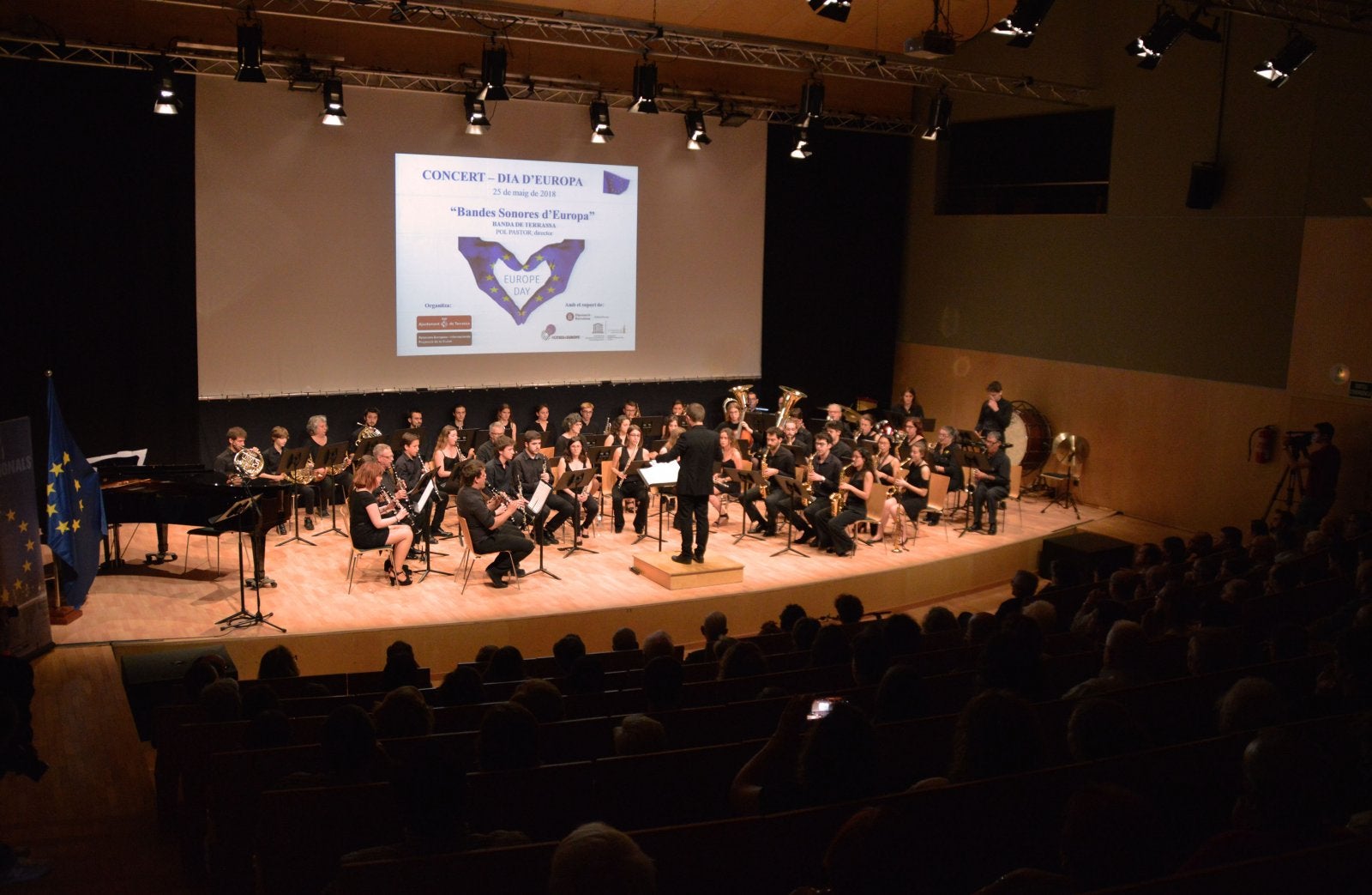 Imatges del Dia d'Europa 2020 a l'Auditori Municipal de Terrassa 