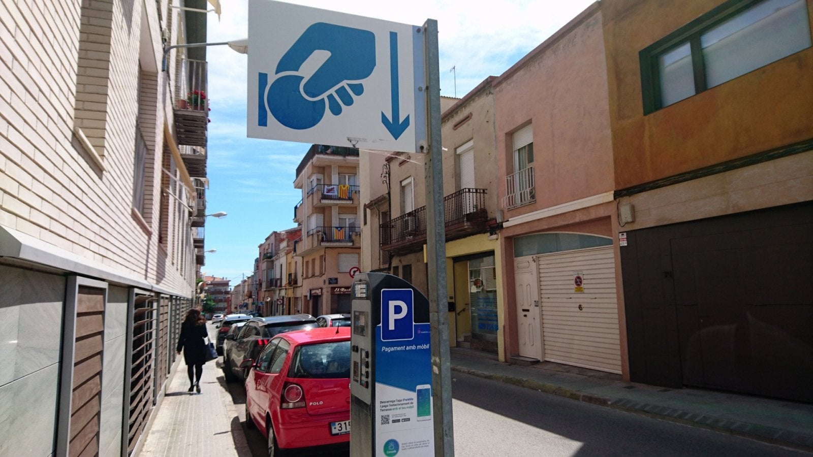Zona blava a Terrassa