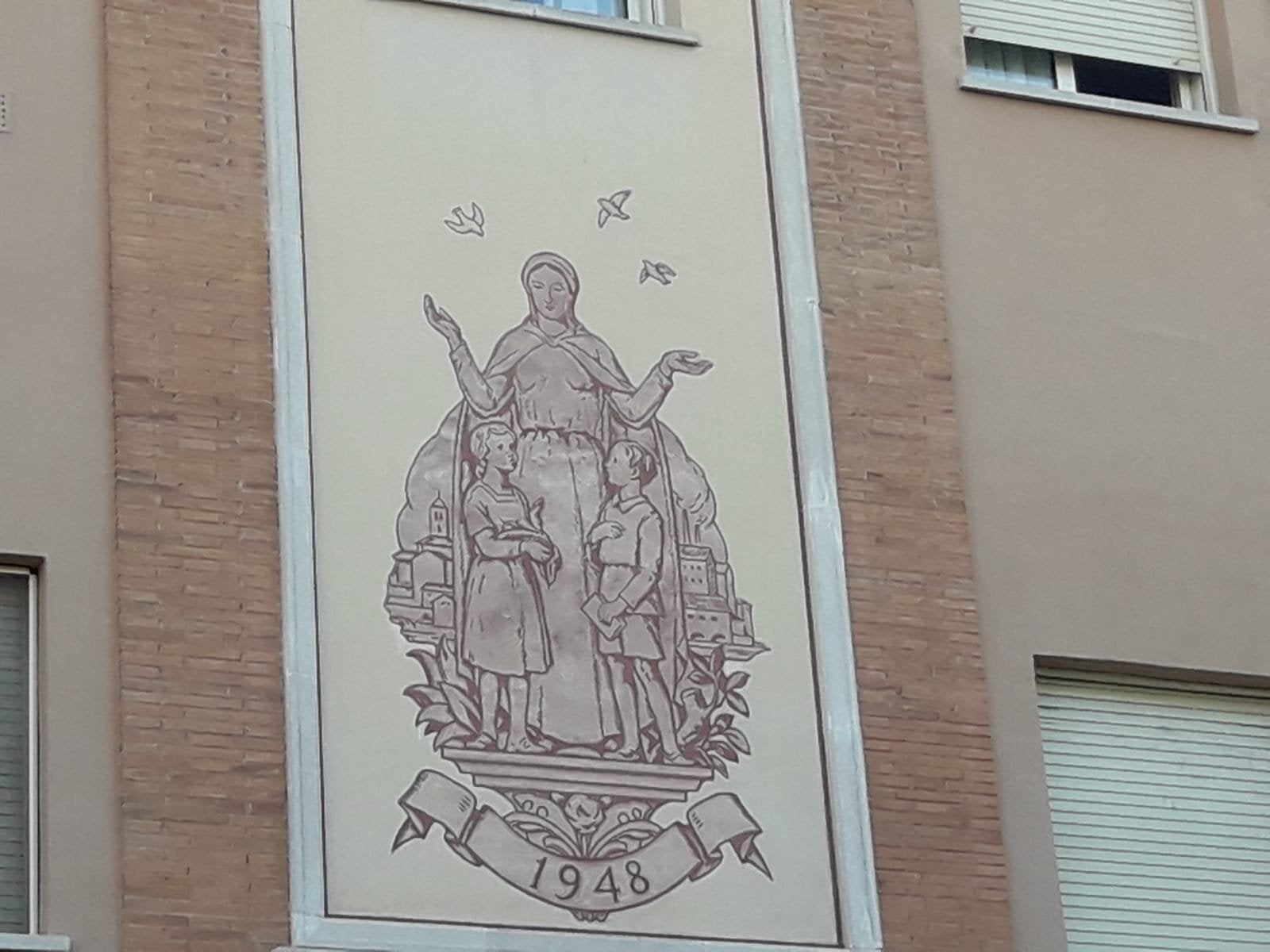 Un esgrafiat poc o gens conegut de Terrassa