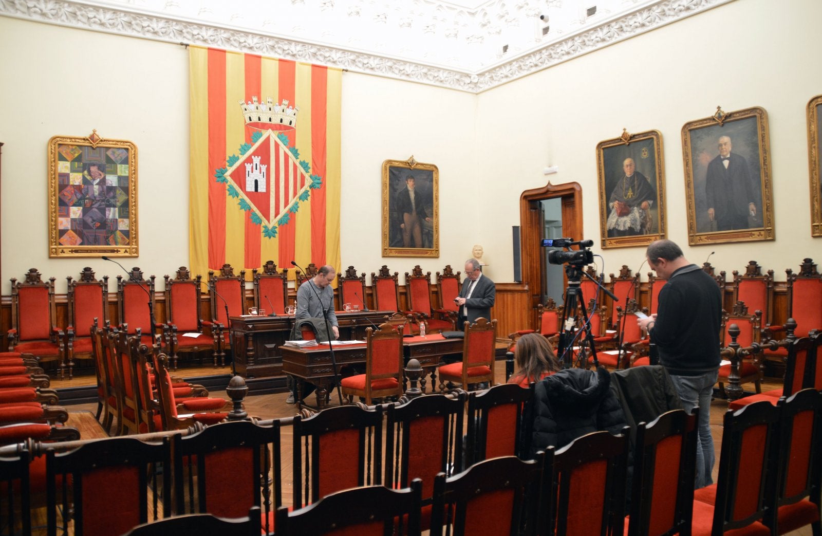 Saló de plens de l'Ajuntament de Terrassa