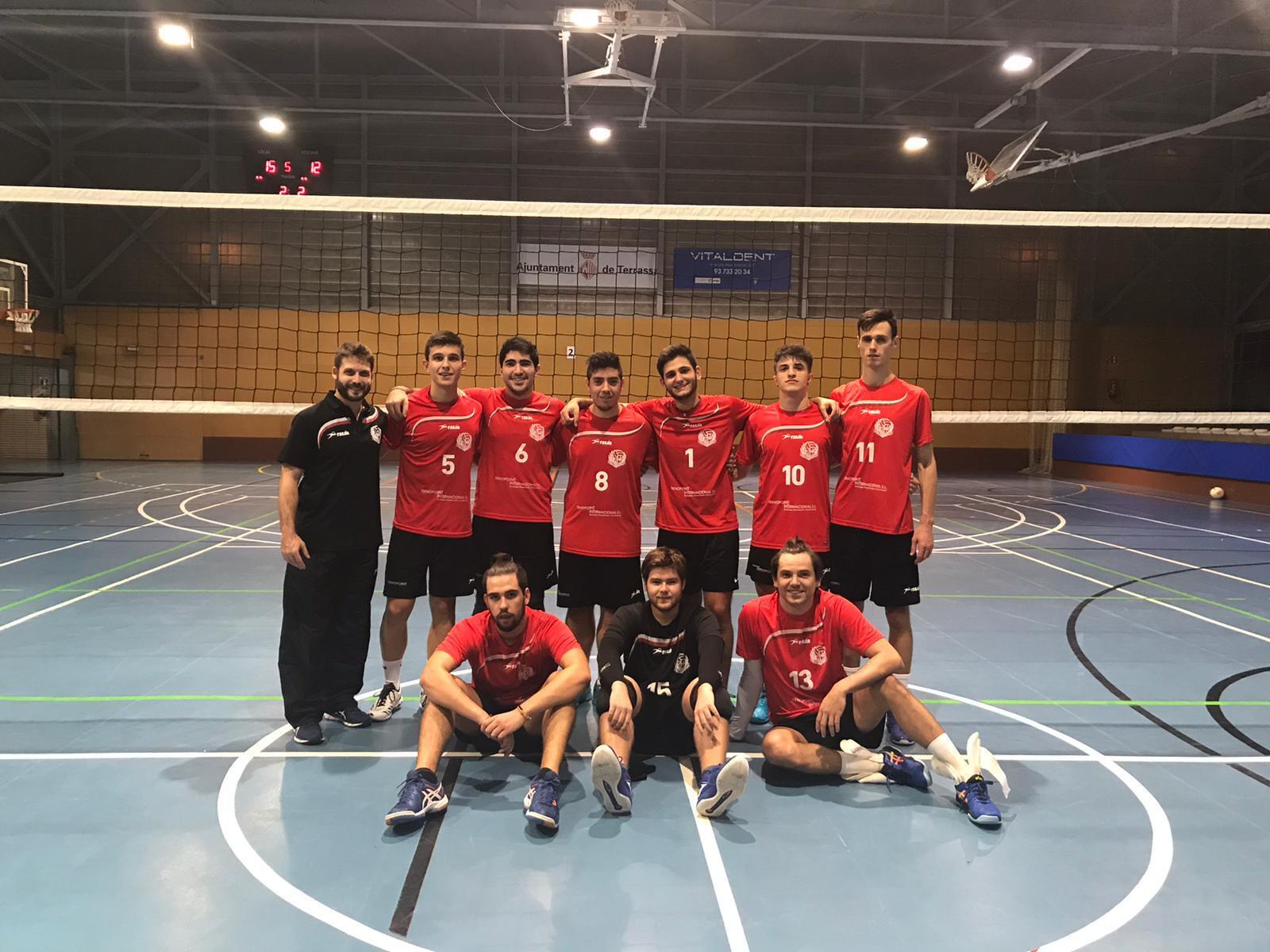 El sènior masculí del CV Terrassa