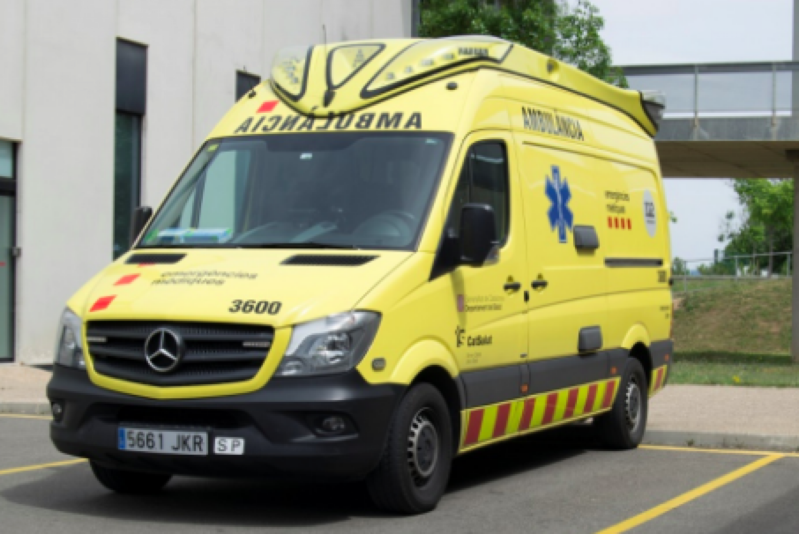 Una ambulància del SEM