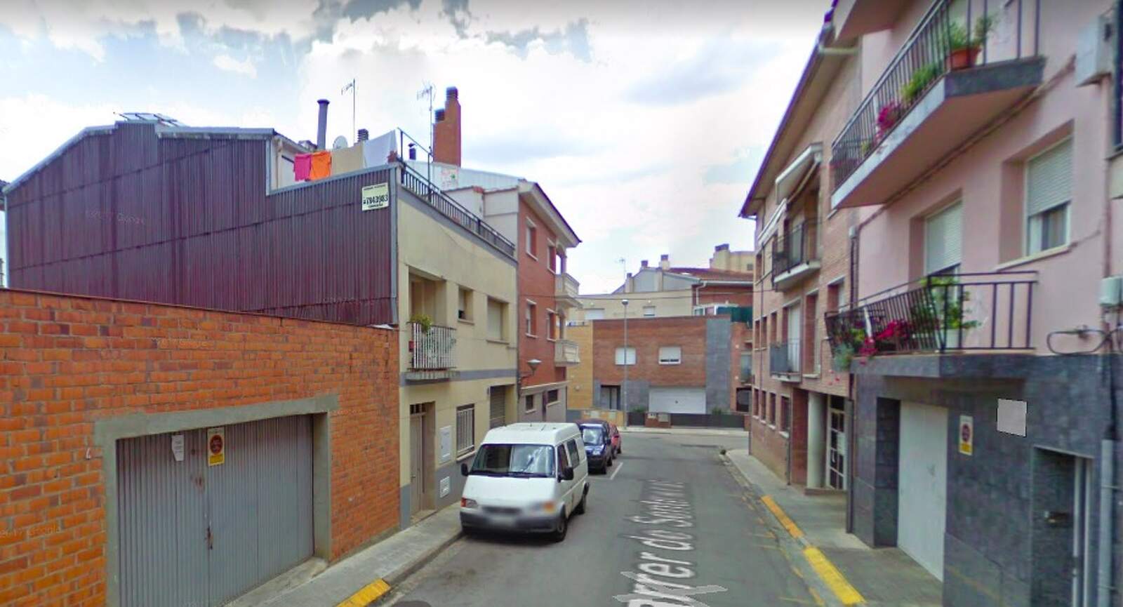 Carrer de Sentmenat, a l’alçada el carrer de Palautordera