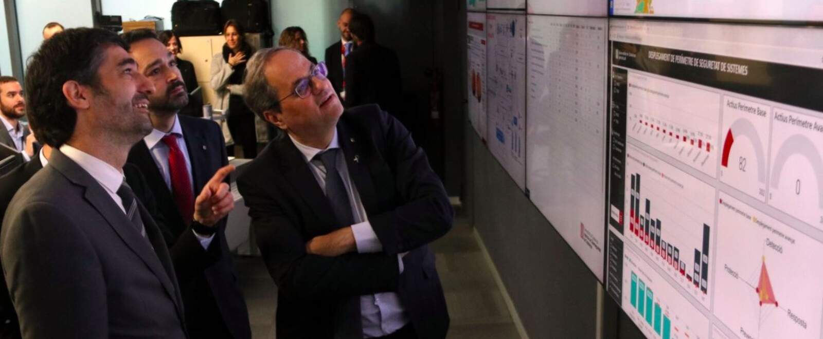 Torra i Puigneró a l'Agència de Ciberseguretat de Catalunya