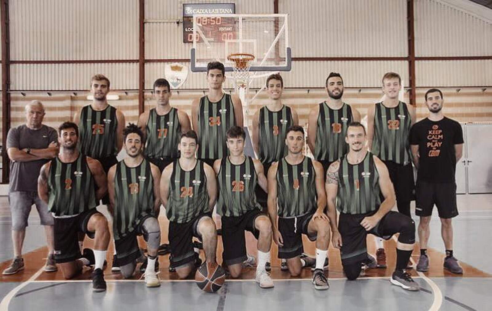 El primer equip del Club Bàsquet Matadepera