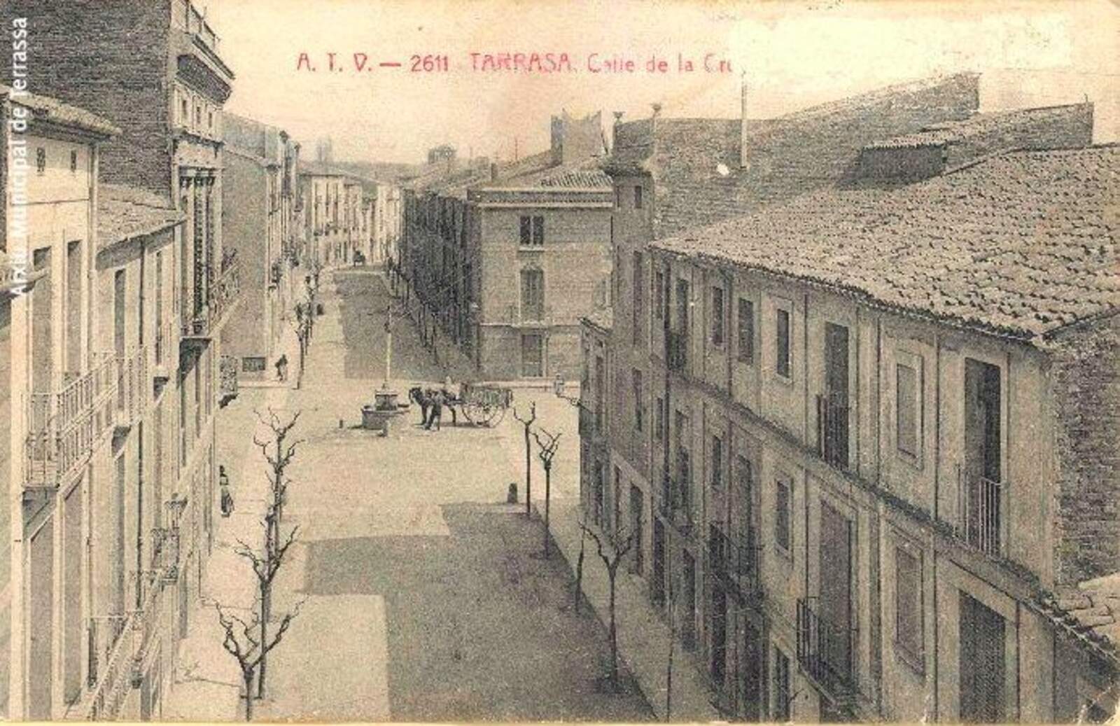 Carrer de la Creu Gran, any 1910