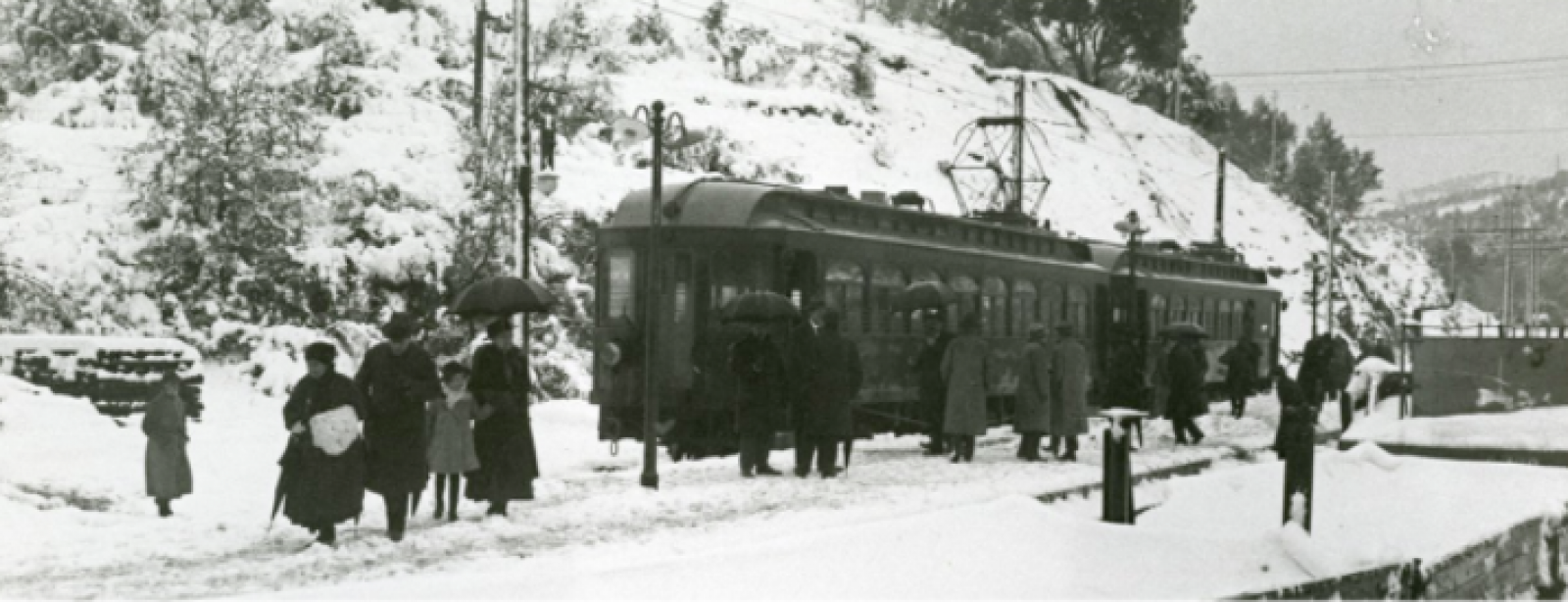 Tren dels Ferrocarrils de la Generalitat el 1917