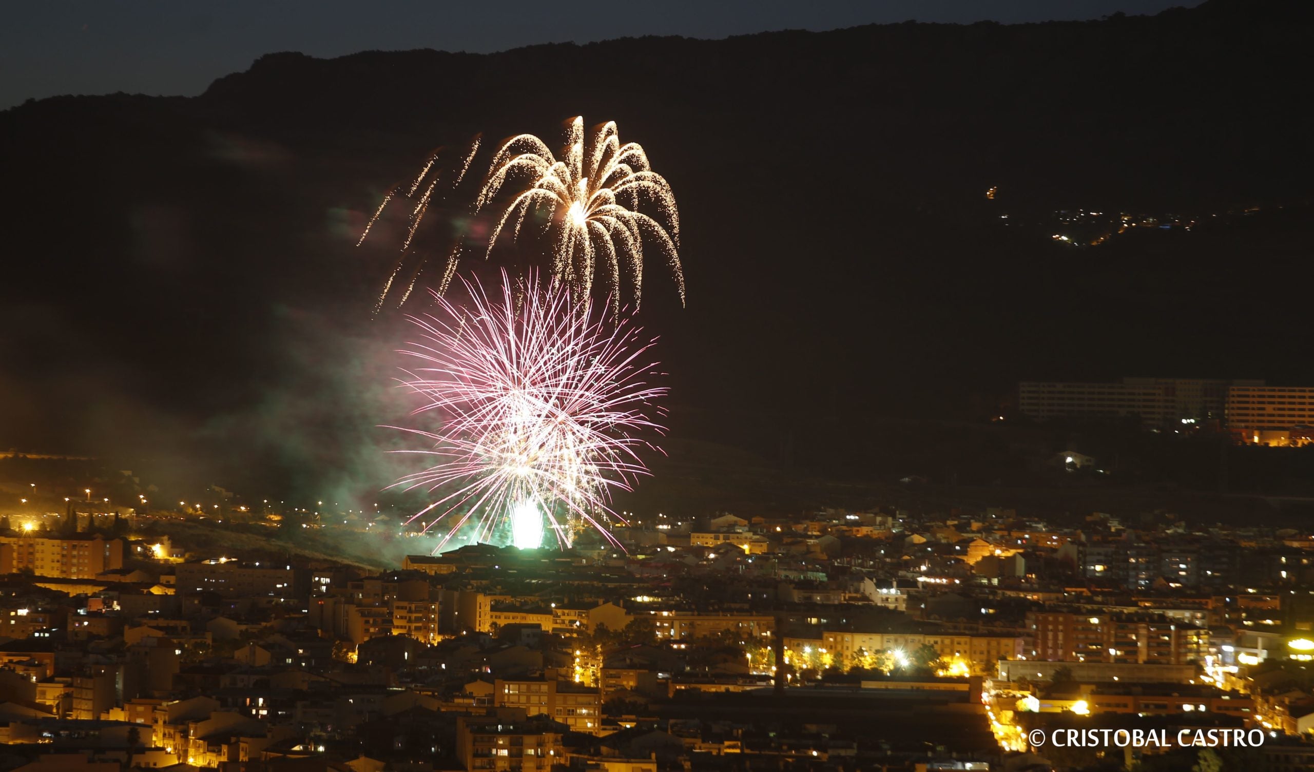 Castell de focs per la Festa Major de Terrassa