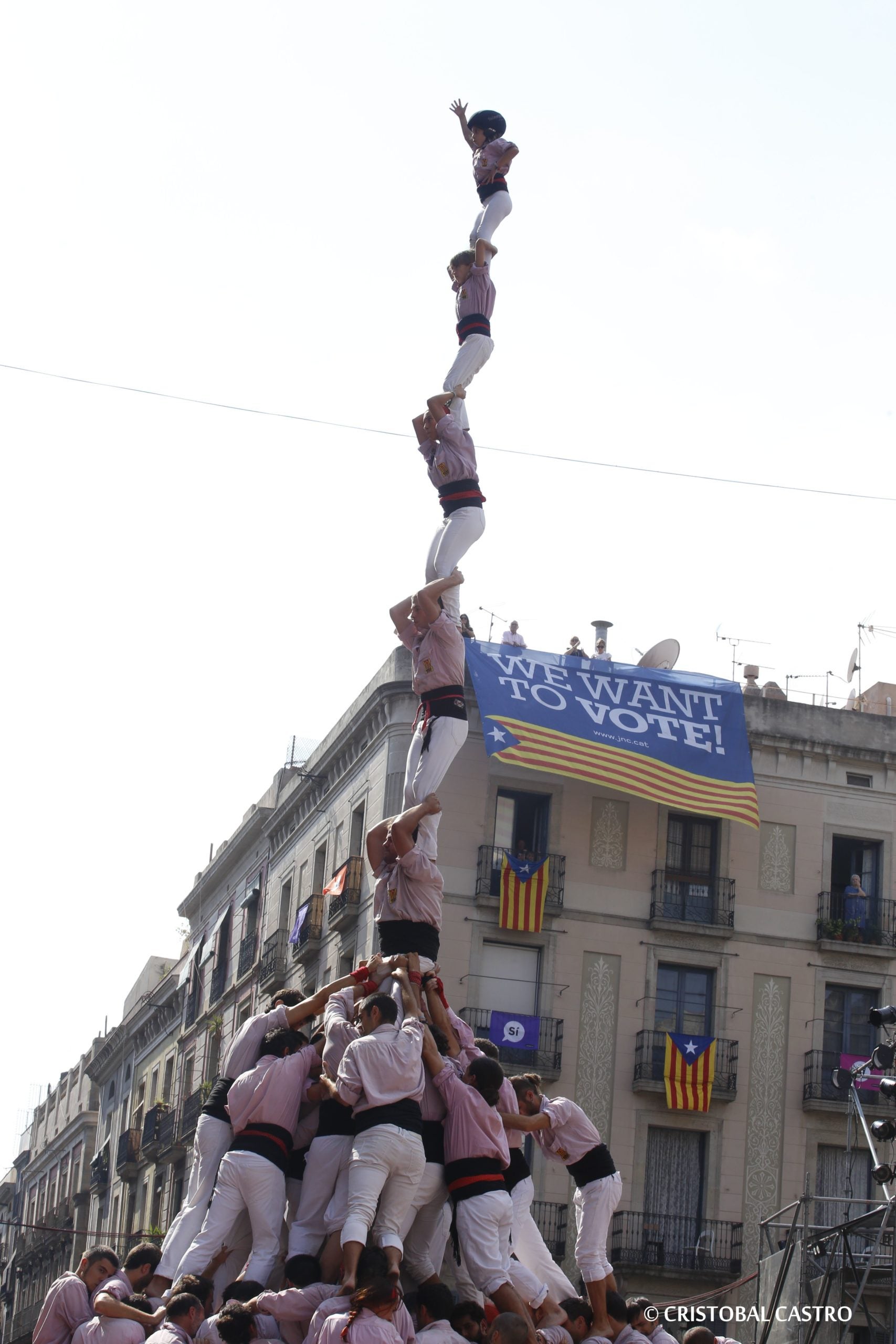 Gamma extra i una estelada dels Minyons de Terrassa