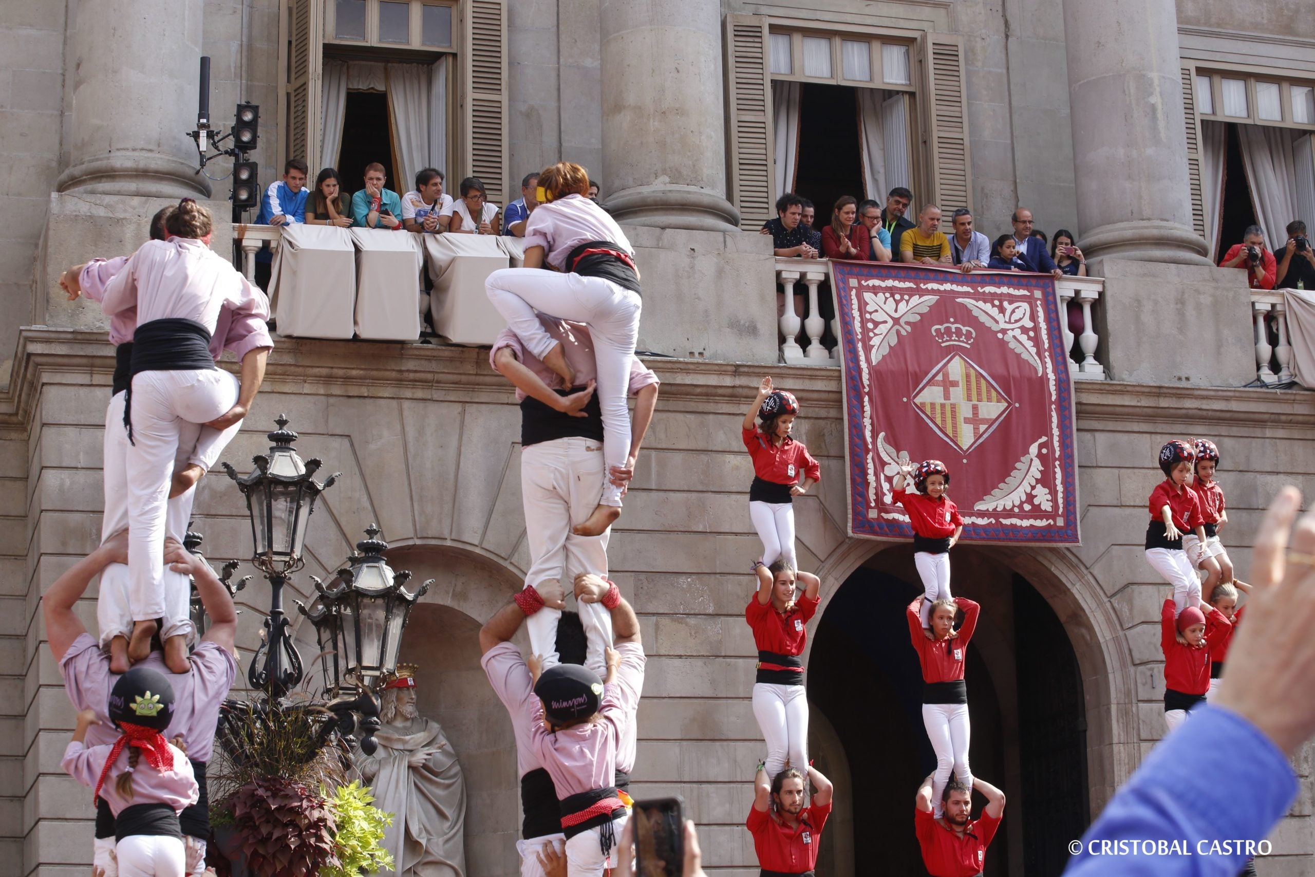 Gamma extra i una estelada dels Minyons de Terrassa