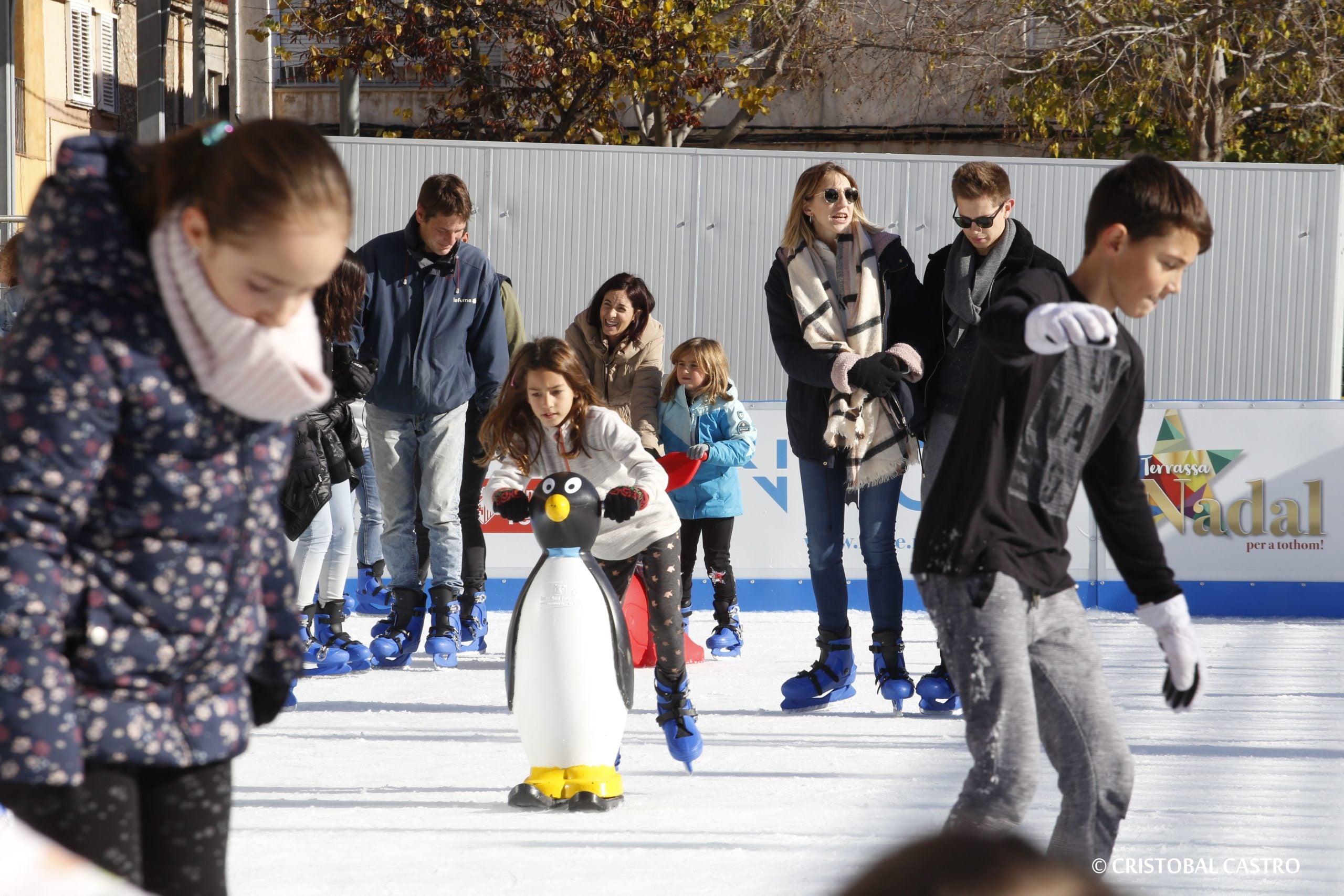 Pista de patinatge sobre gel a Terrassa