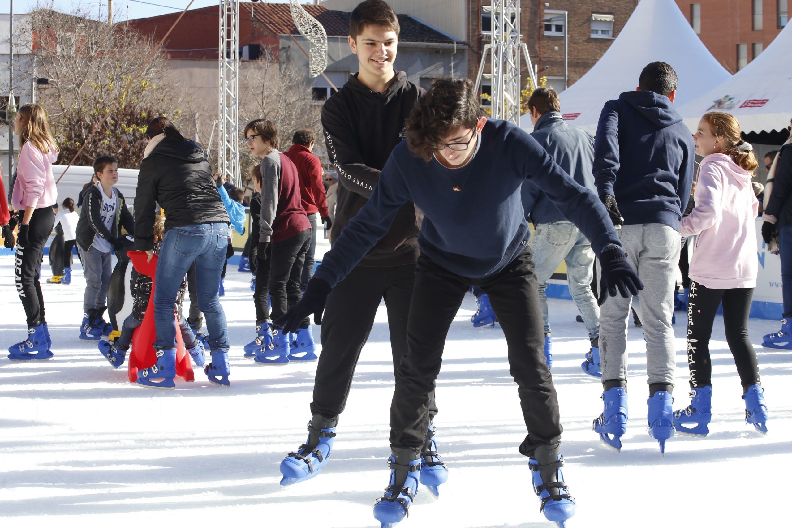 Pista de patinatge sobre gel a Terrassa