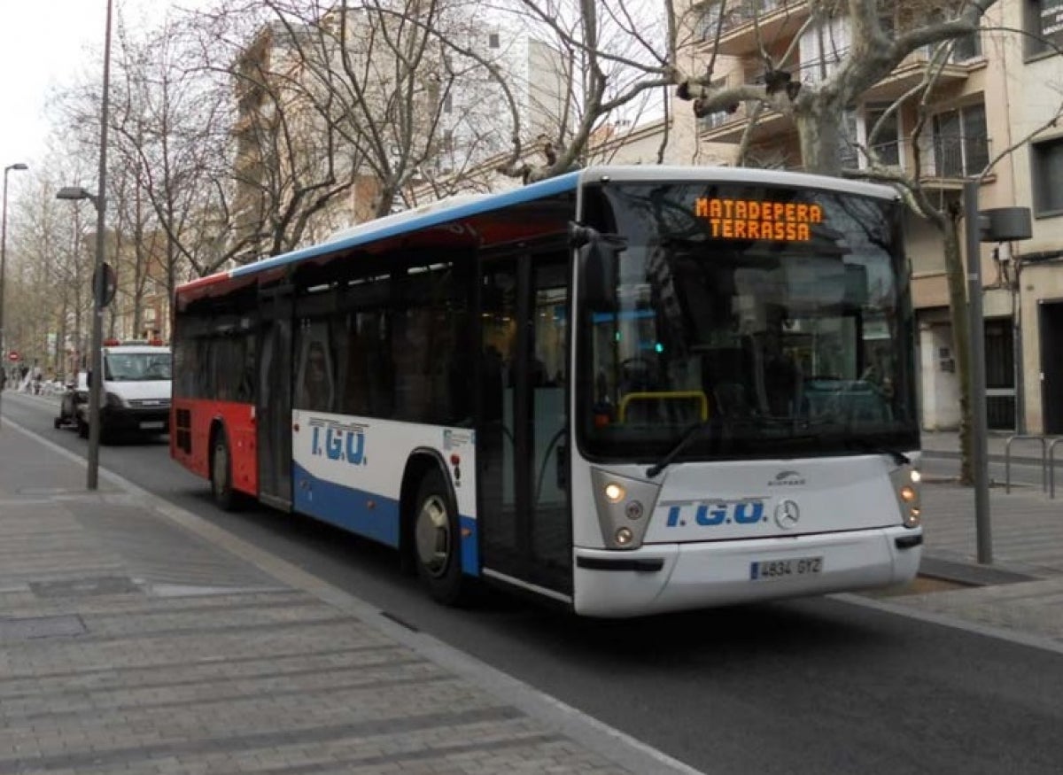 El bus llançadora de Matadepera a l'Estació del Nord de Terrassa | Matadepera.cat