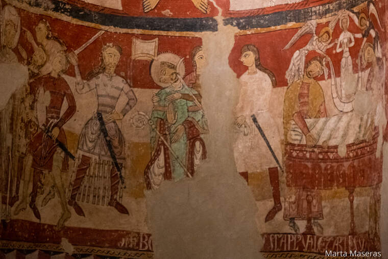 Detall de les pintures de l’assassinat de Thomas Becket | Marta Maseras