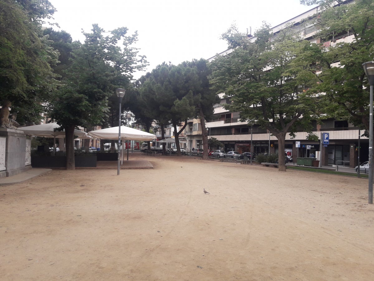 La plaça del Doctor Robert amb passeig Comte d'Egara  | J.M.O.