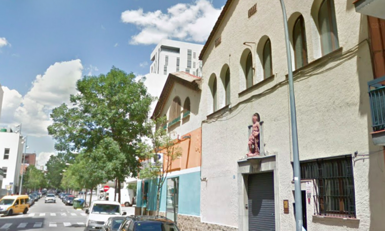 L'actual edifici on hi havia el sindicat agrícola