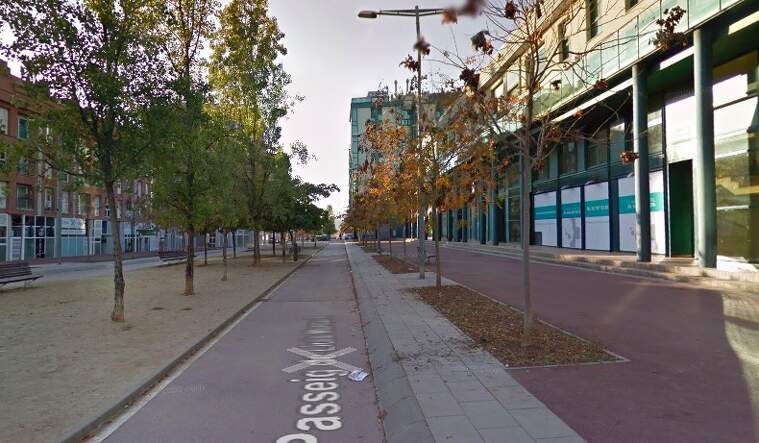 Passeig de Lluís Muncunill de Terrassa | Google Maps