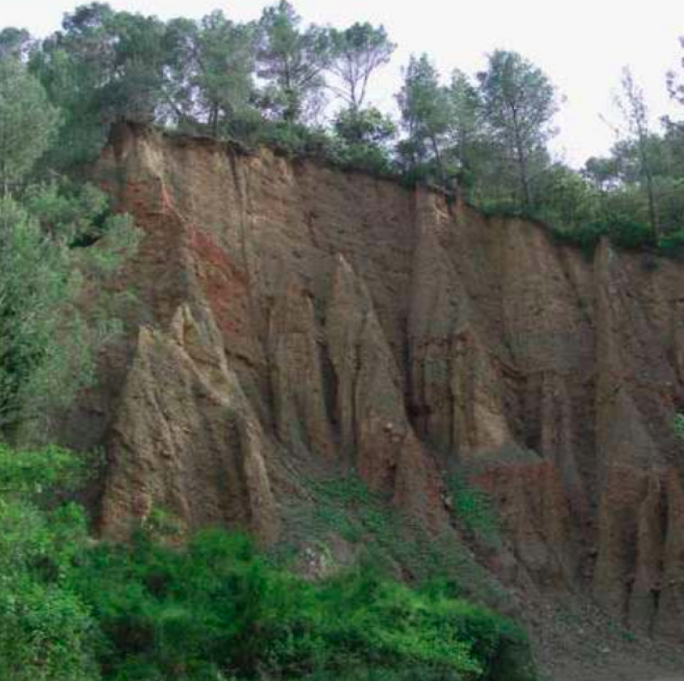 Talussos de la Riera de Gaià de Terrassa