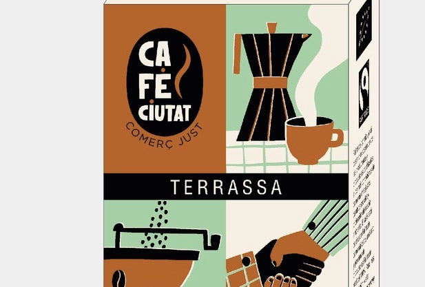 Un dels dos dissenys per al Cafè Terrassa