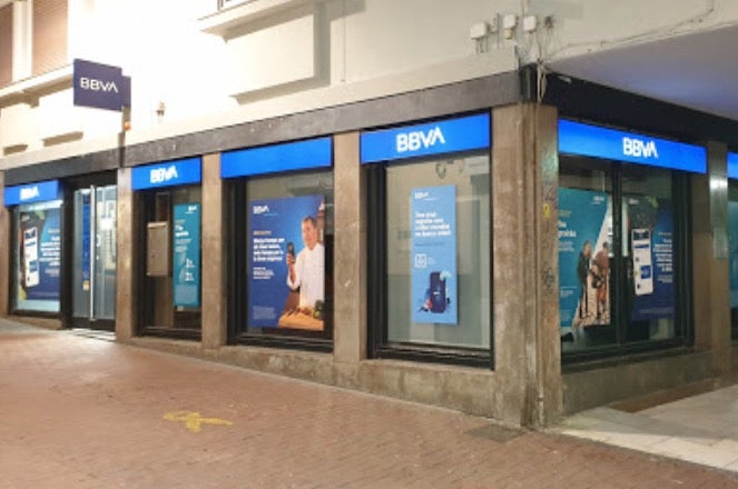Oficina del BBVA al carrer Sant Pere | Sergi Calaff