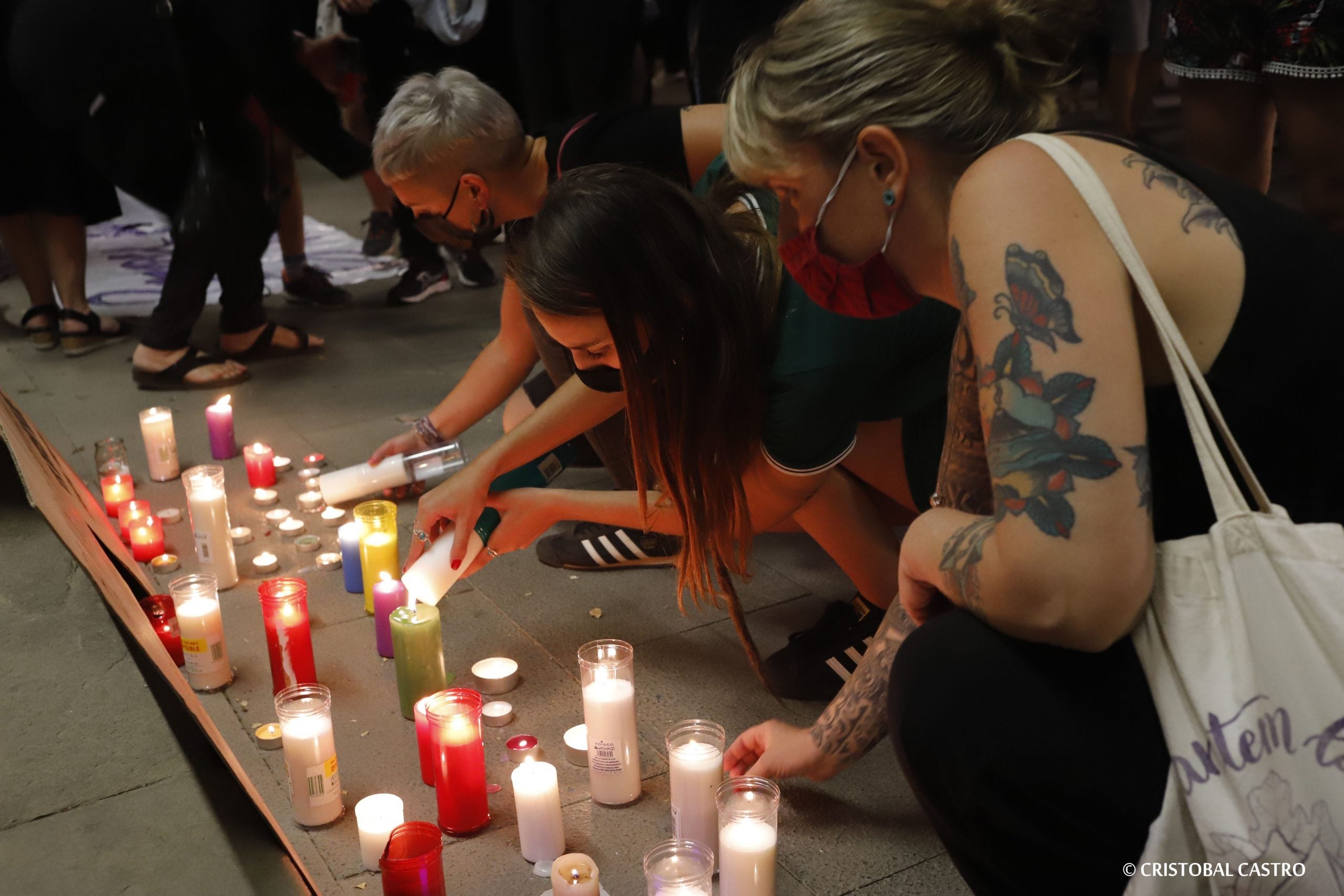 Clam contra els feminicidis en un acte de Feministes Anticapitalistes de Terrassa/Cristóbal Castro