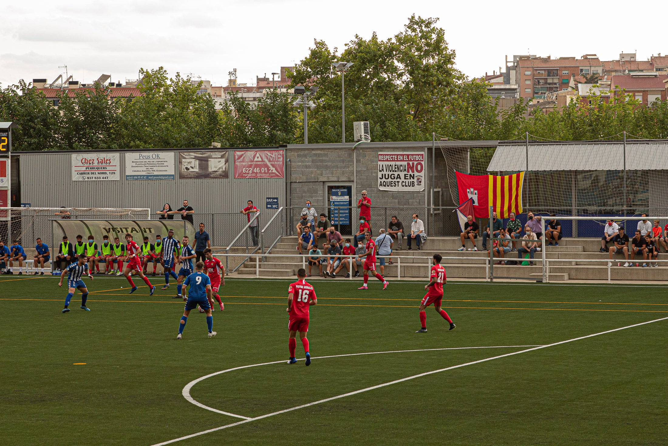 Derbi entre San Cristóbal vs Terrassa FC, per inaugurar la nova gespa del camp municipal de Ca n'Anglada | Javi Morillas