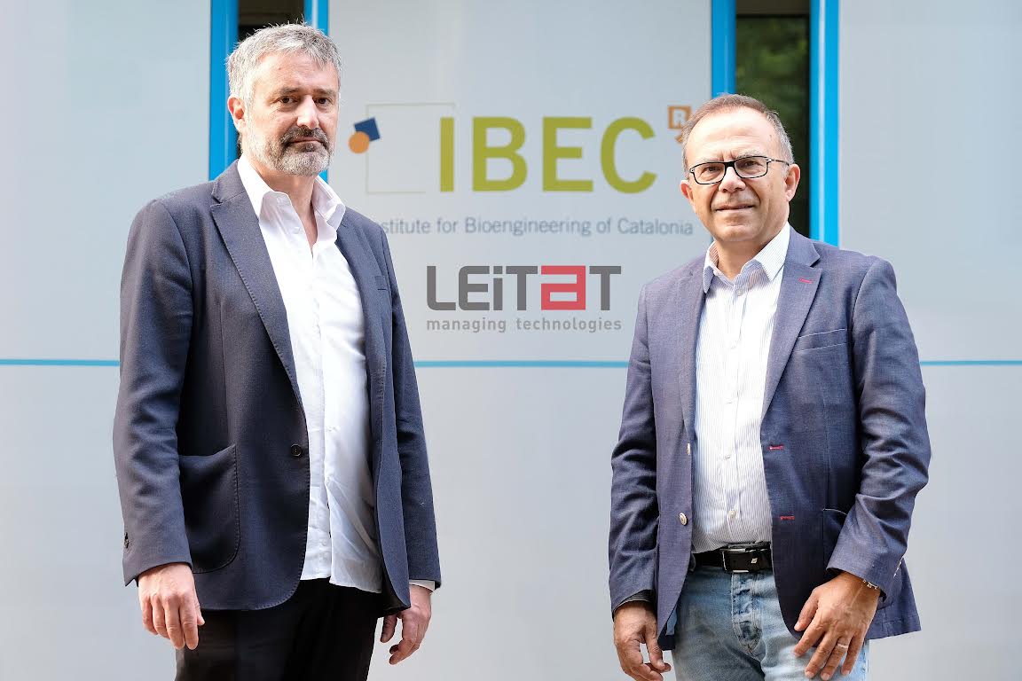 Esteve Trias, director mèdic de LEITAT, i Josep Samitir, director de l'IBEC | LEITAT