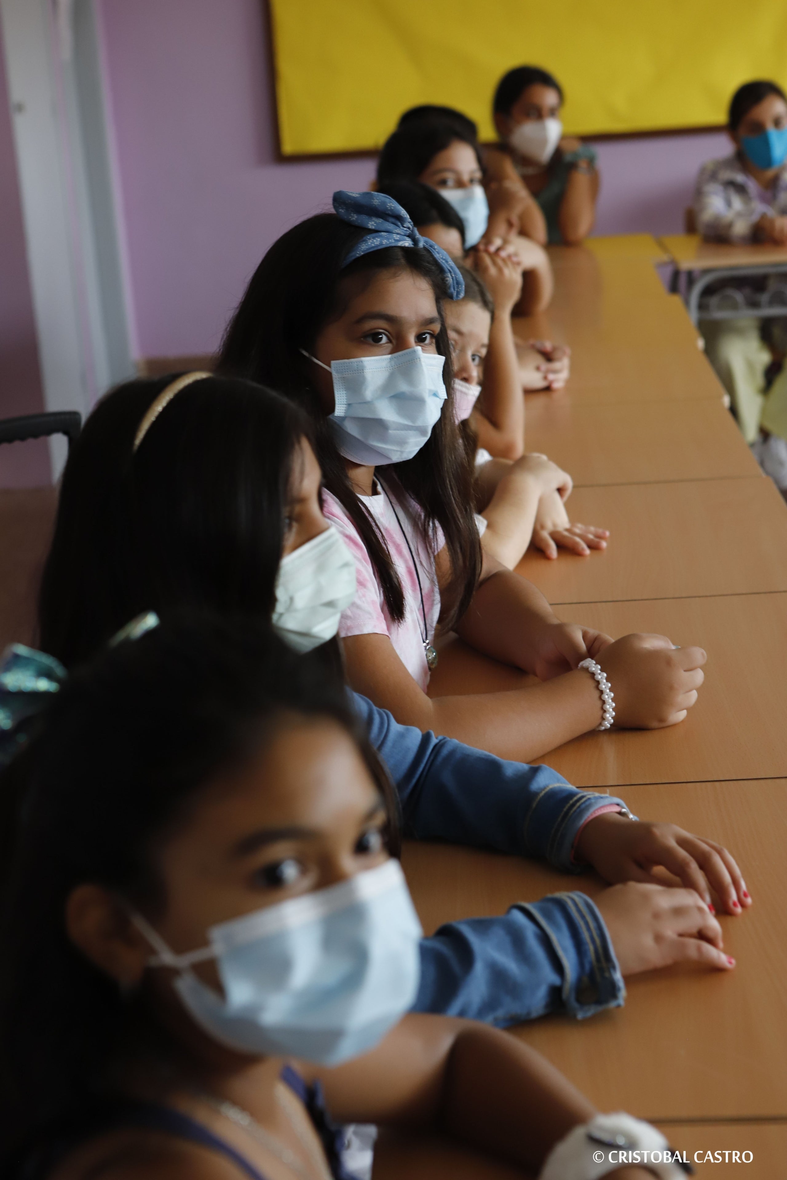 Inici de curs a l'escola El Vallès de Terrassa/Cristóbal Castro