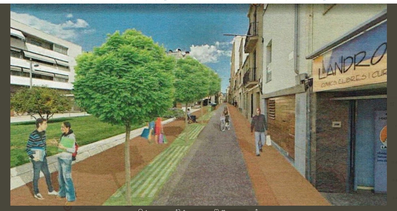 Vianalització del carrer Sant Llorenç