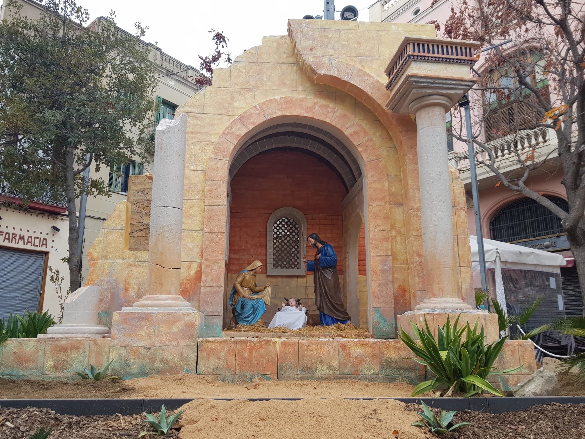 El Pessebre oficial de Terrassa, sense la mula/Lluïsa Tarrrida