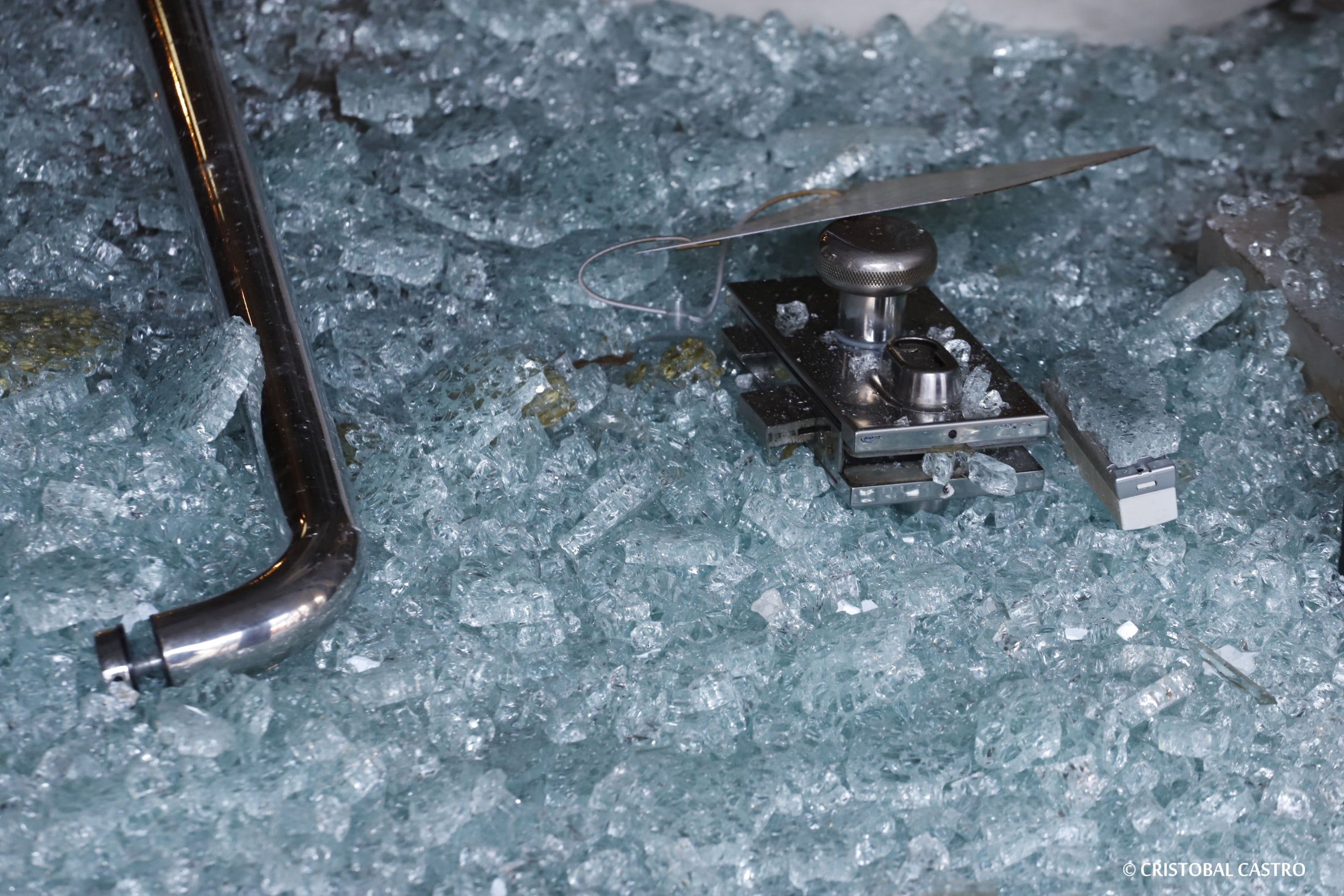 Trenquen els vidres per robar a la Cafeteria Genso de Terrassa/Cristóbal Castro