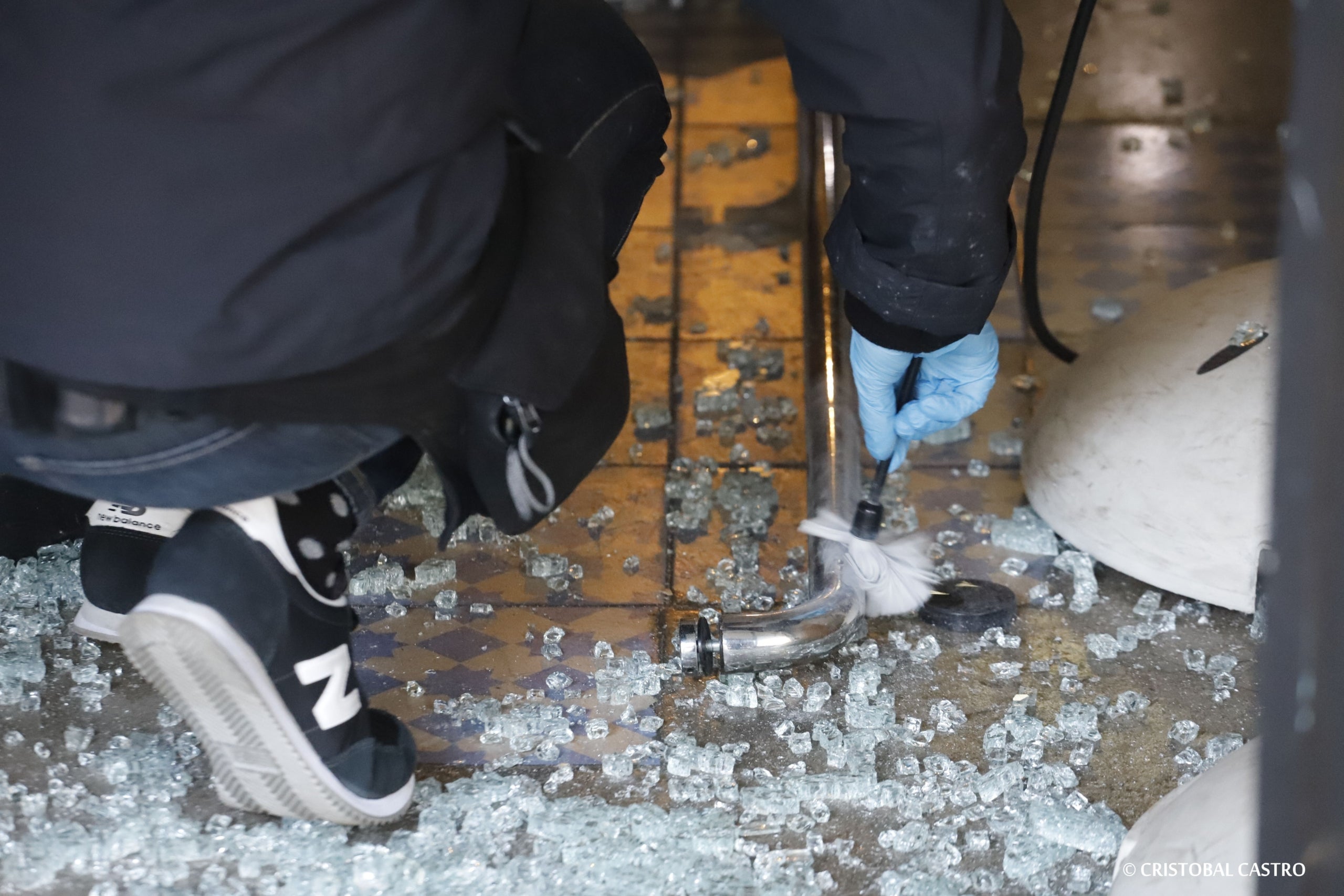 Trenquen els vidres per robar a la Cafeteria Genso de Terrassa/Cristóbal Castro