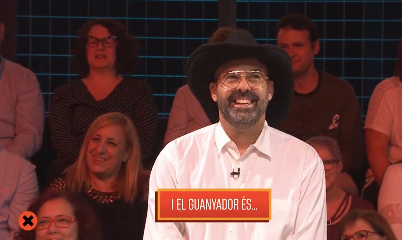 Oriol Carreras va ser proclamat millor imitador de Tomeu Penya al programa Col·lapse de TV3 | TV3