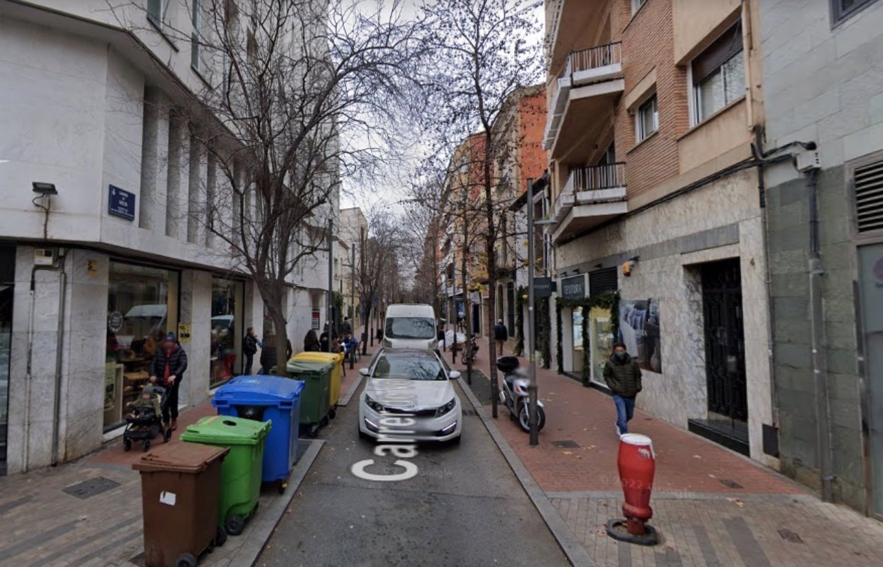 Calle Volta, cerca de la Rambla d'Ègara | G.E.