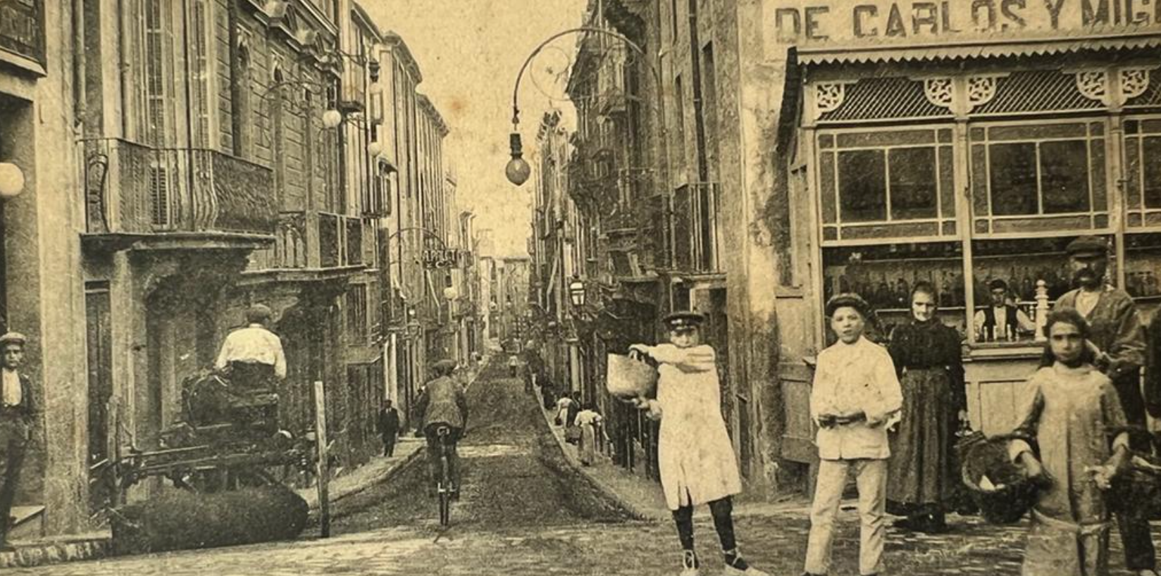 Imatge antiga de Terrassa/Procedència: llibreria de vell de Barcelona