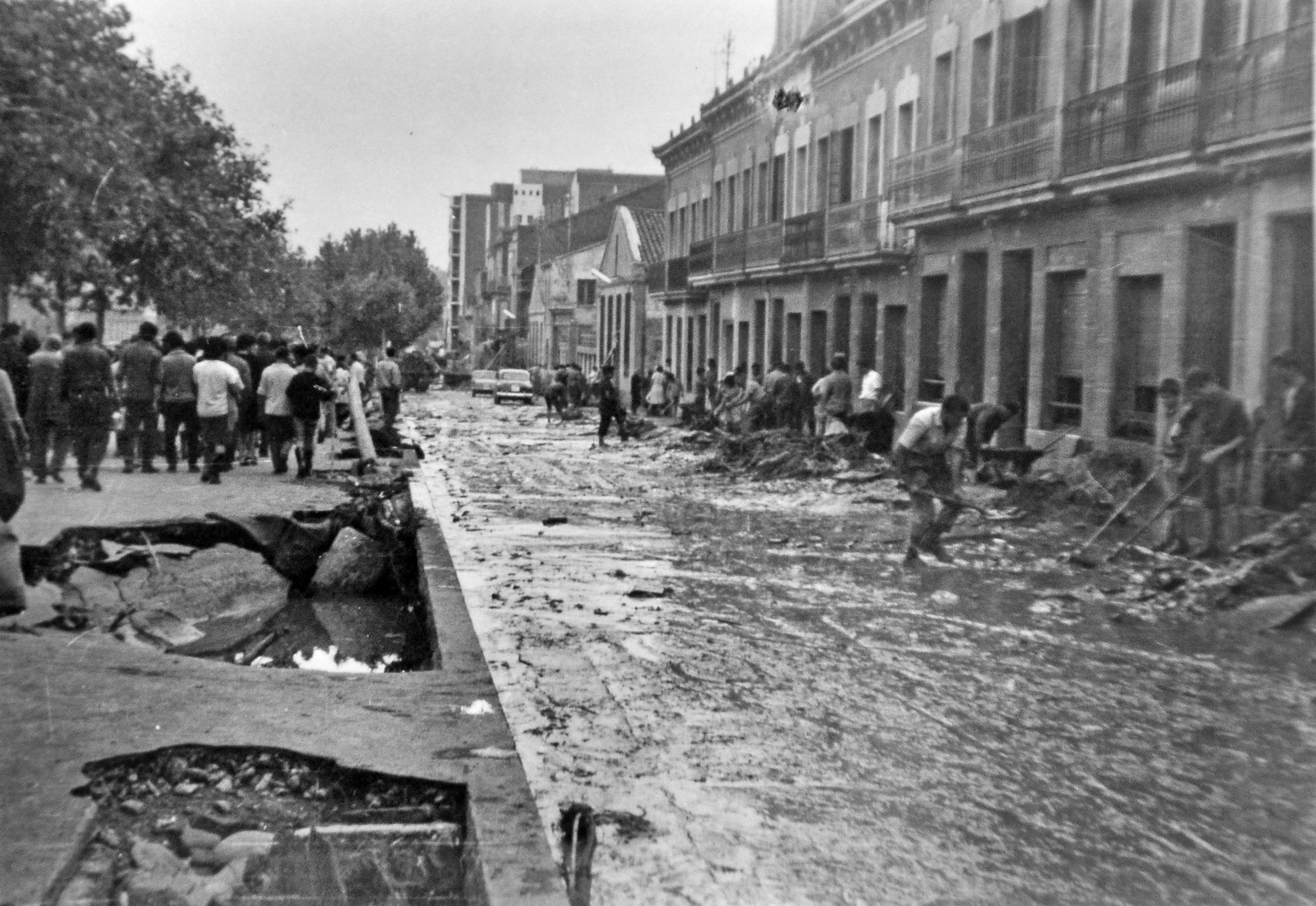 Imatges de la riuada de l'any 1962 a Terrassa | Teresita Torruella Viñes