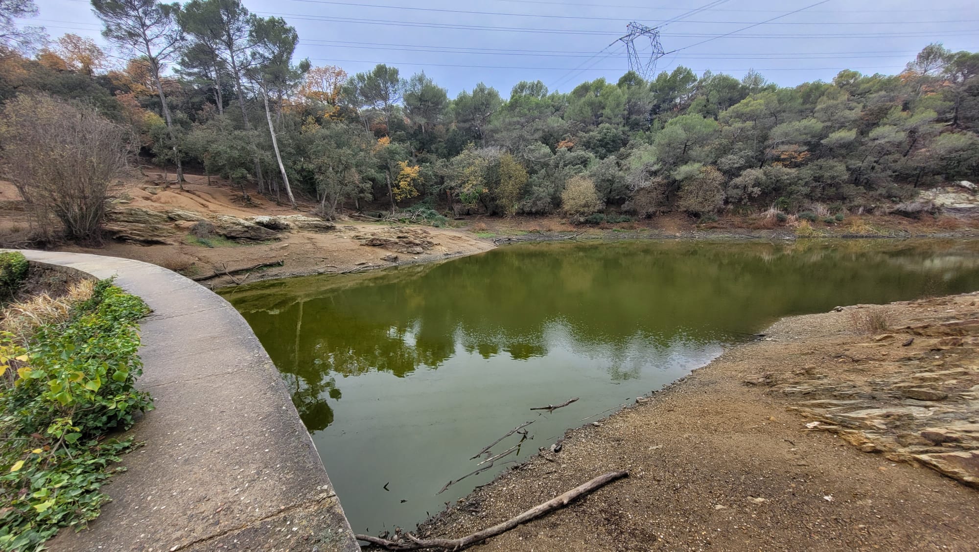 El Llac Petit de Terrassa, més petit que mai/Marc Malgosa