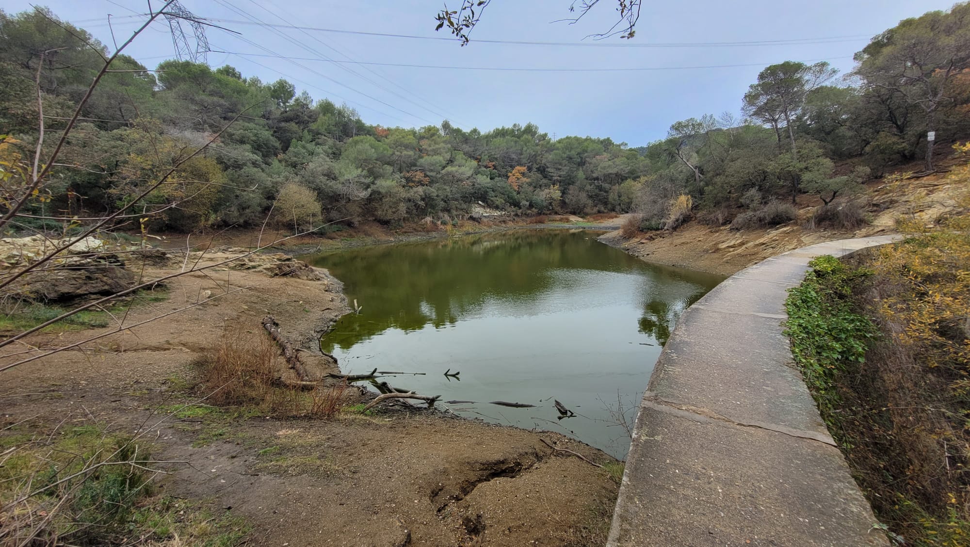 El Llac Petit de Terrassa, més petit que mai/Marc Malgosa