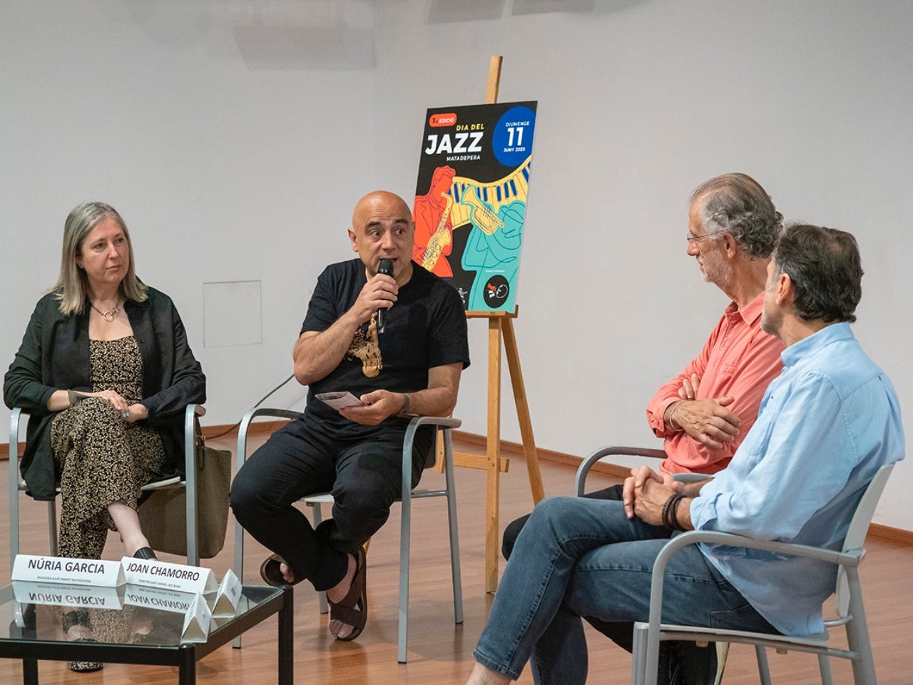 Acte de presentació del projecte Dia del Jazz a Matadepera | Cedida