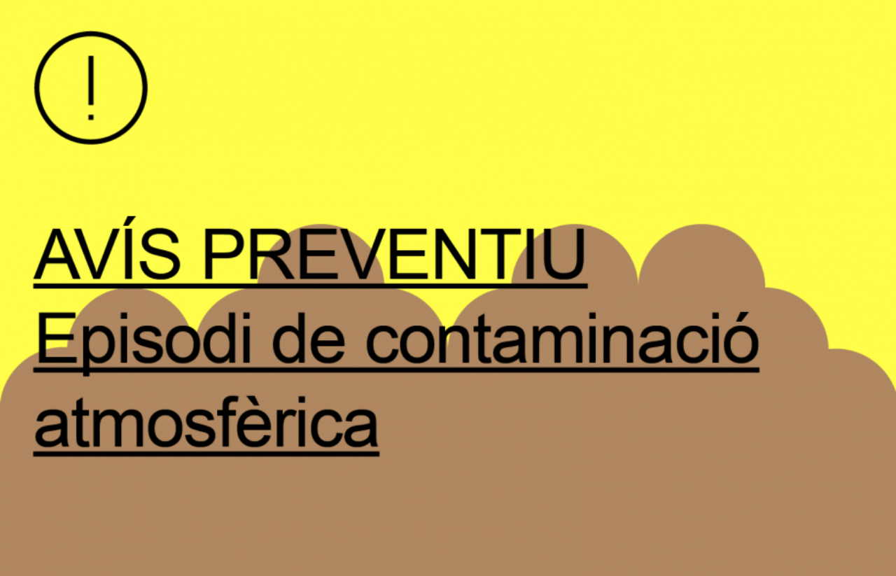 Avís preventiu de contaminació atmosfèrica per pols africana | Meteocat