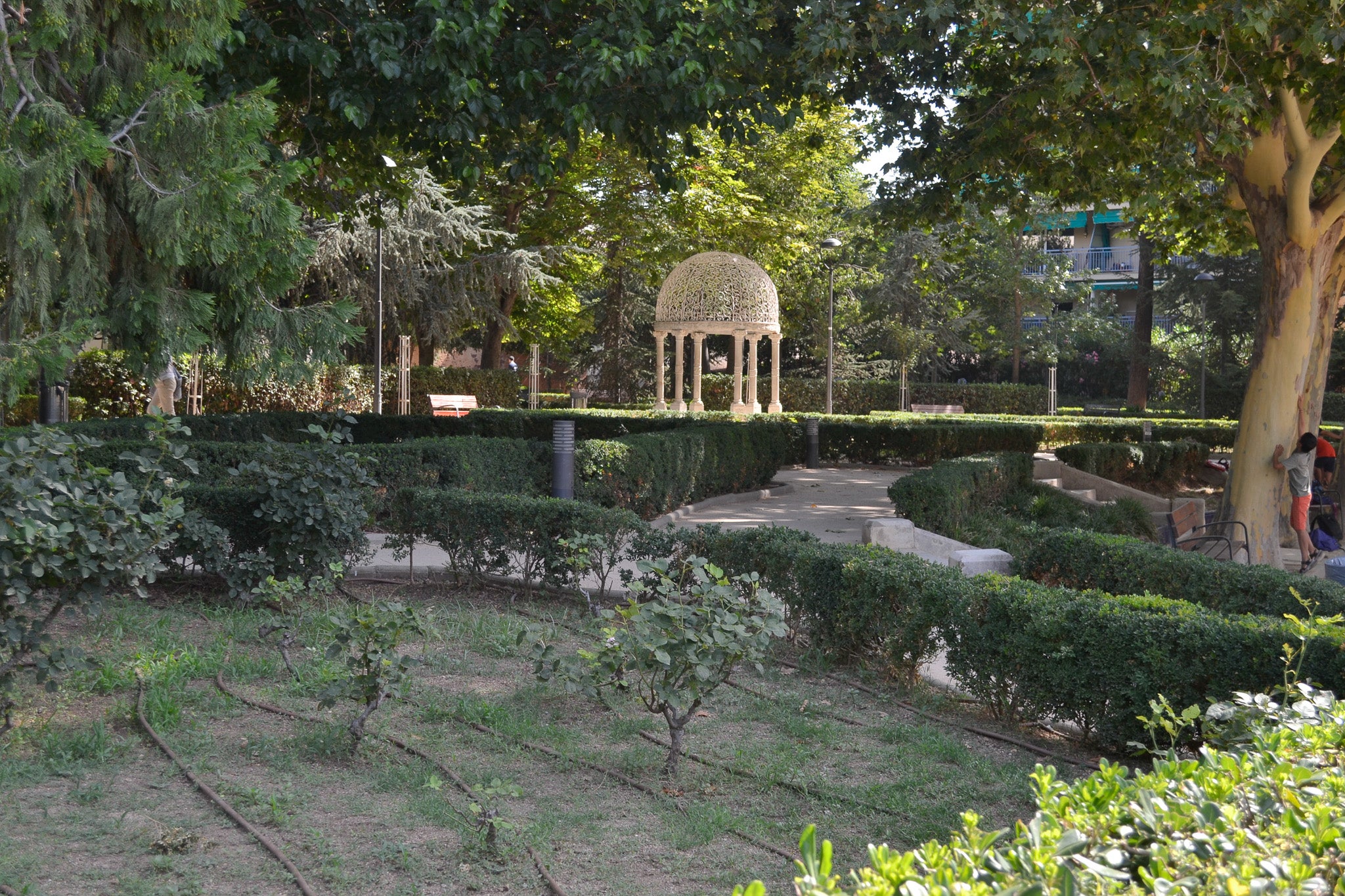 Parc de Sant Jordi de Terrassa en un dia d'estiu/Júlia Martínez