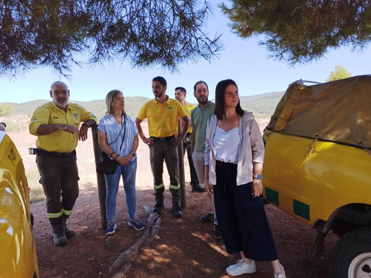 Visita de prevenció d'incendis forestals amb l'alcaldessa accidental | Aj. Terrassa