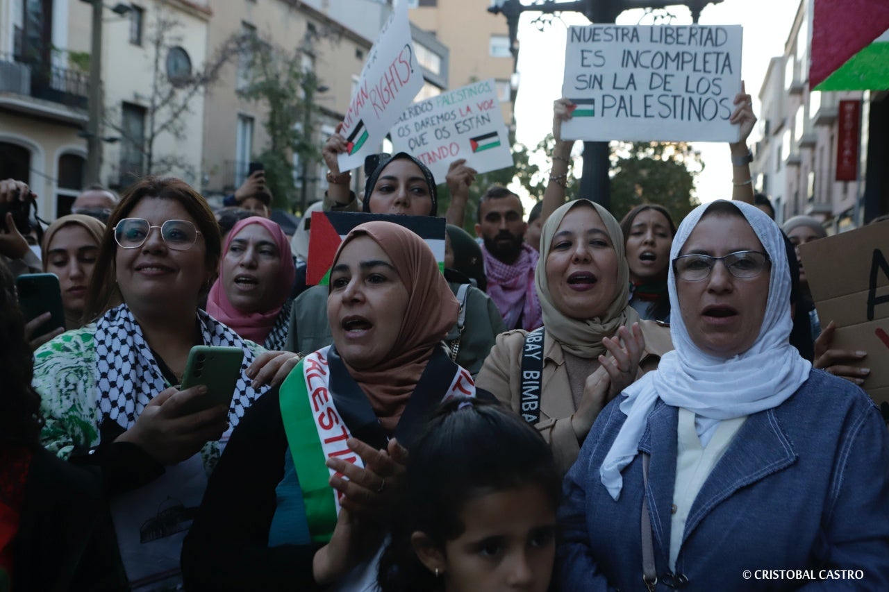Terrassencs i terrassenques s'han mobilitzat a favor del poble palestí i 'contra l’apartheid, la guerra i el genocidi' que s'està duent a terme a Palestina per part del govern d'Israel