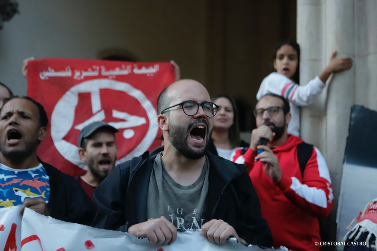 Terrassencs i terrassenques s'han mobilitzat a favor del poble palestí i 'contra l’apartheid, la guerra i el genocidi' que s'està duent a terme a Palestina per part del govern d'Israel