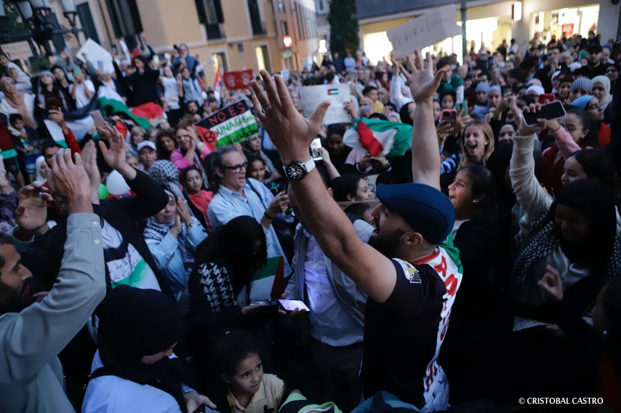 Terrassencs i terrassenques s'han mobilitzat a favor del poble palestí i 'contra l’apartheid, la guerra i el genocidi' que s'està duent a terme a Palestina per part del govern d'Israel