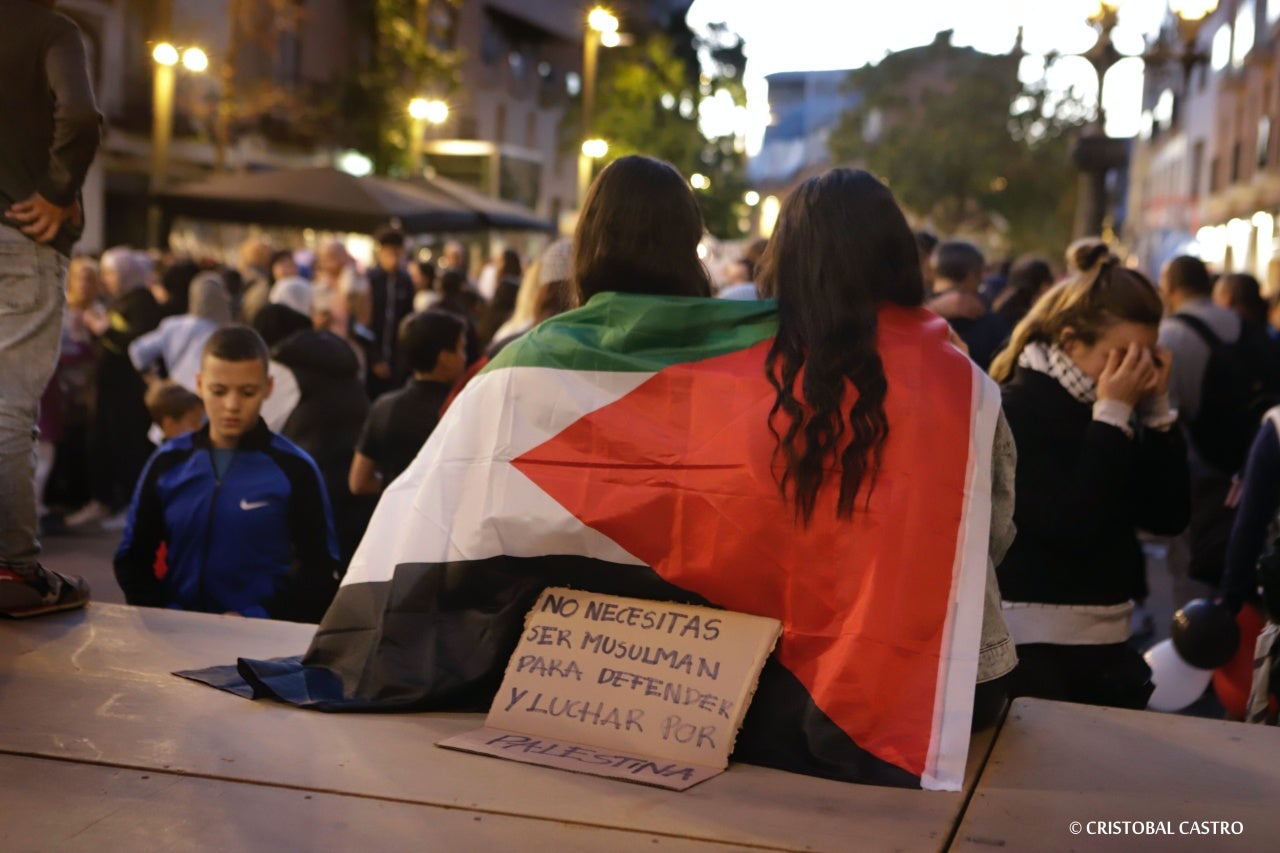 Terrassencs i terrassenques s'han mobilitzat a favor del poble palestí i 'contra l’apartheid, la guerra i el genocidi' que s'està duent a terme a Palestina per part del govern d'Israel