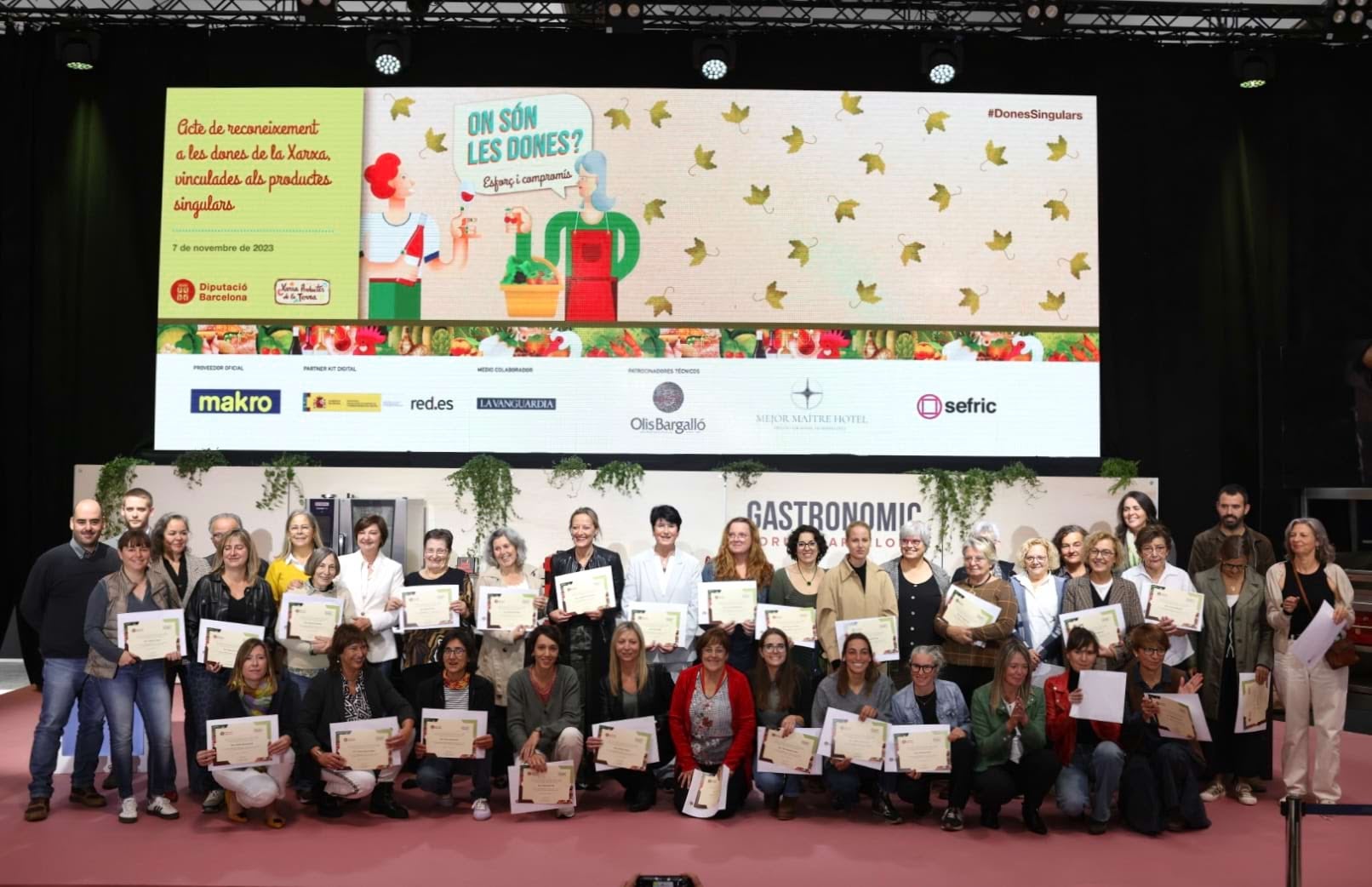 La Diputació de Barcelona homenatja 57 dones de la Xarxa Productes de la Terra / Diputació de Barcelona